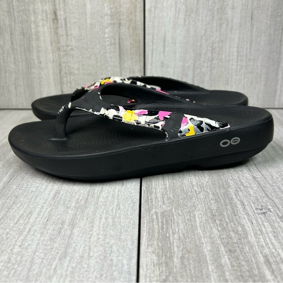 OOFOS OOlala Recovery Slides Thong Flip Flop Slide On Comfort Shoe Womens Size 6 - Picture 3 of 11